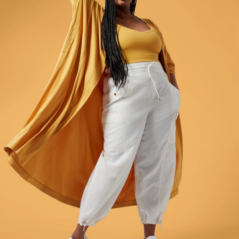 White utility pant — Alecia Keys x Athleta